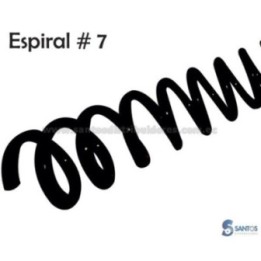 Espirales A4 de 7 mm paquete 50 u