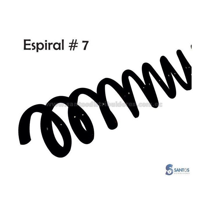 Espirales A4 de 7 mm paquete 50 u