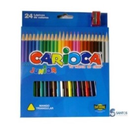 Lápices de color caja 12 u incluye sacapuntas