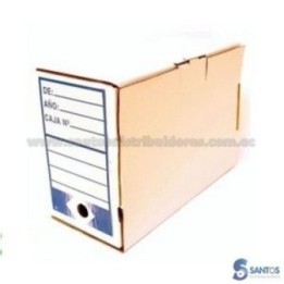 Archivador de cartón plegable lomo 16 cm no.3 blanco