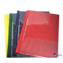Carpeta plástica un lado transparente