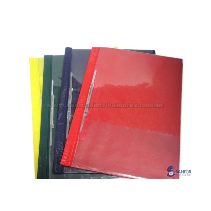 Carpeta plástica un lado transparente