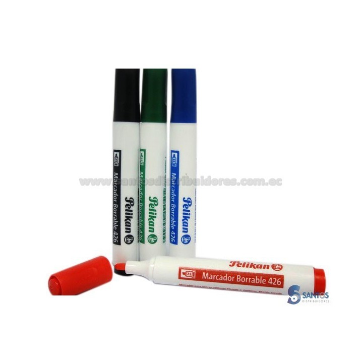 Marcador para pizarrón punta media varios colores 426