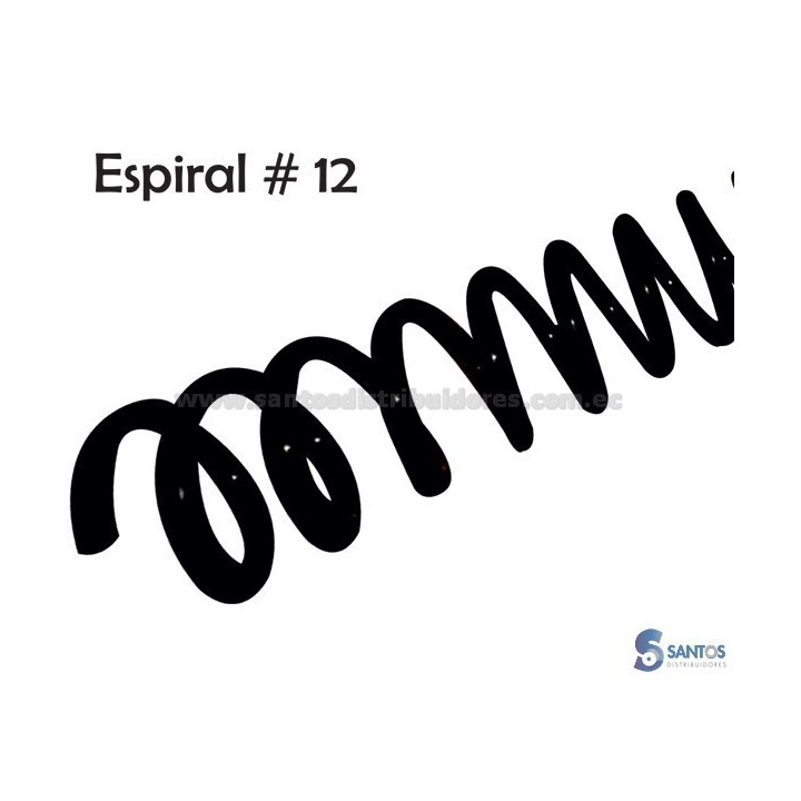 Espirales A4 de 12 mm paquete 50 u