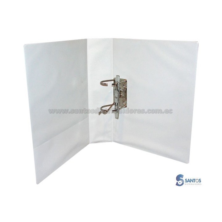 Carpeta plástica dos anillos tamaño oficio lomo 5 en d