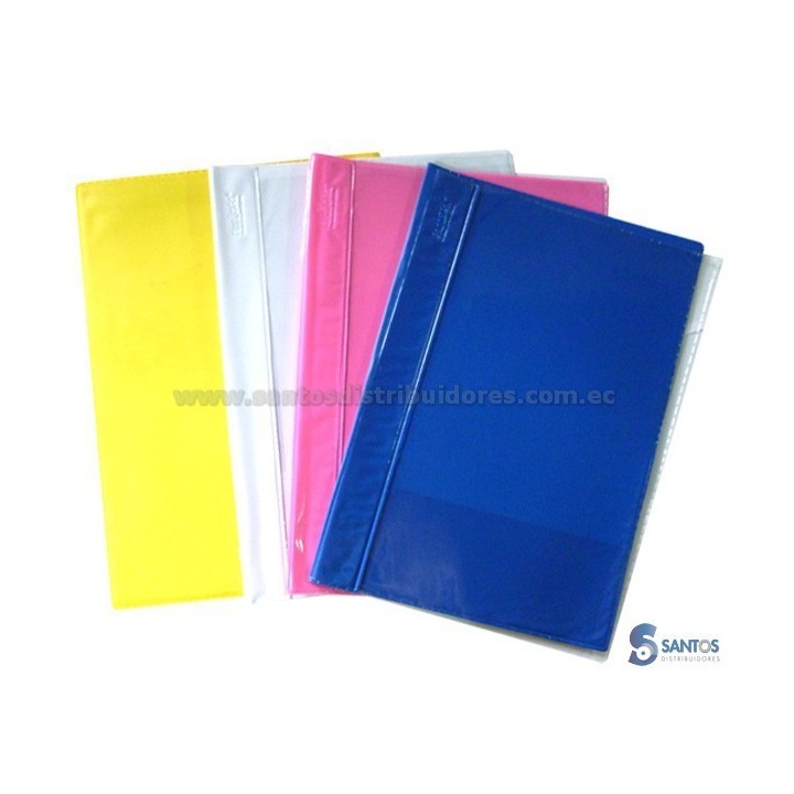 Carpeta plástica un lado transparente