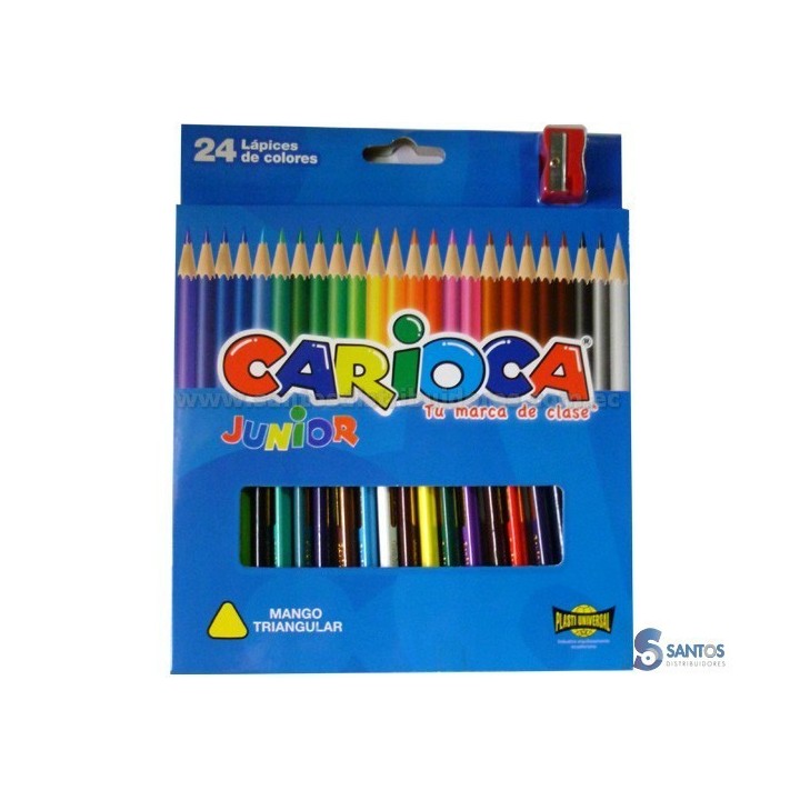 Lápices de color caja de 24 u