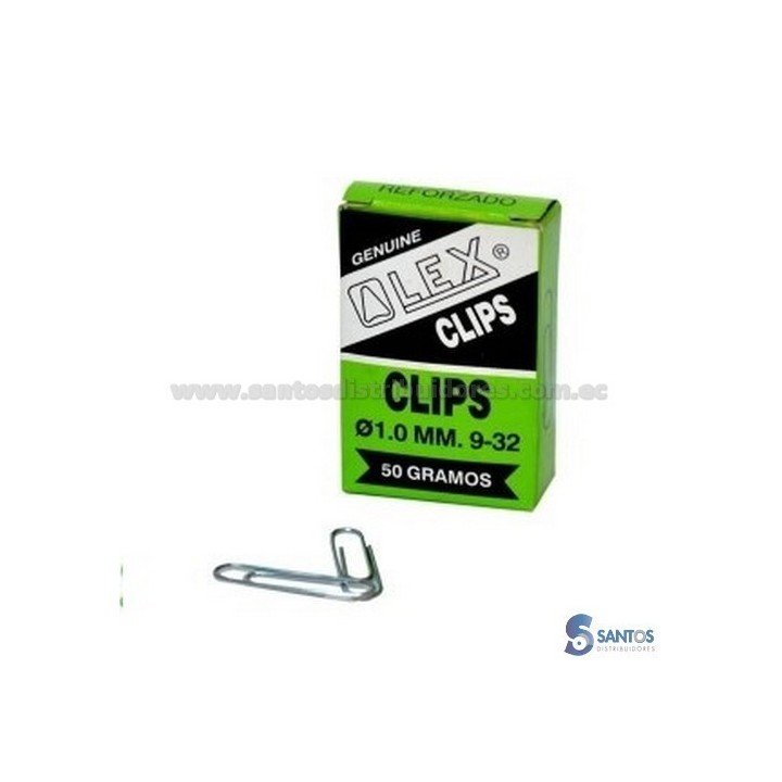 Clips estándar 32 mm metálicos