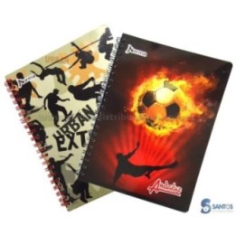 Cuaderno espiral universitario cuadros 100 hojas