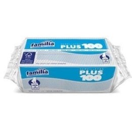 SERVILLETA BLANCA PLUS X100UN