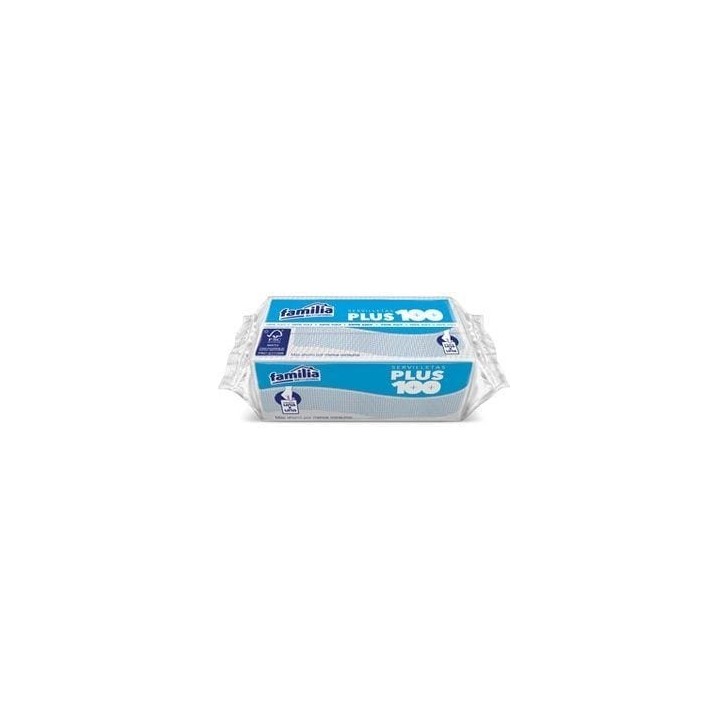 SERVILLETA BLANCA PLUS X100UN