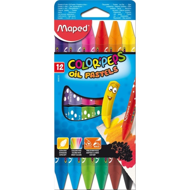 Crayones Pastel Oil  12 col