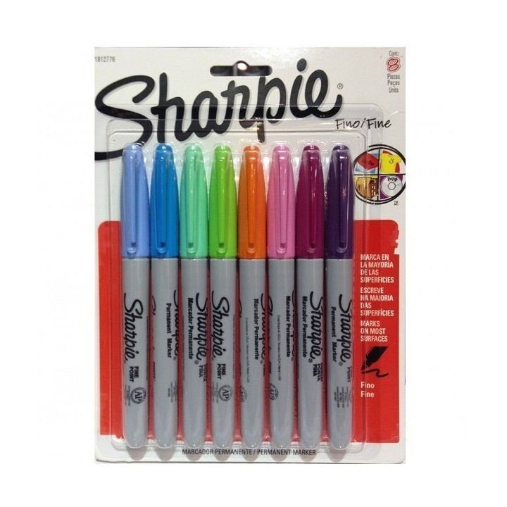 MARCADOR SHARPIE PERM FASHION PAQX8
