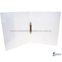 Carpeta plástica dos anillos tamaño oficio lomo 3 encapsulada
